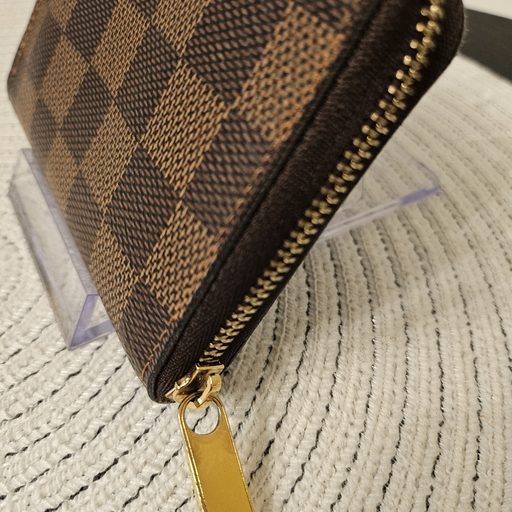 Louis Vuitton Damier Ebene Zippy Coin Purse Wallet - Picture 3 of 13